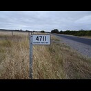 Statt Hausnummern werden Meter seit Highwaybeginn verwendet